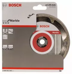 Bosch Disc diamantat pentru marmura, Best for Marble, 125 mm