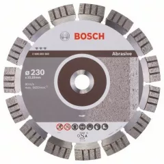 Bosch Disc diamantat pentru materiale abrazive, Best for Abrasive, 230 mm