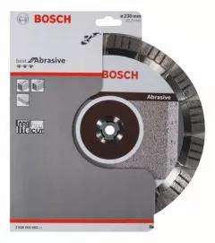 Bosch Disc diamantat pentru materiale abrazive, Best for Abrasive, 230 mm