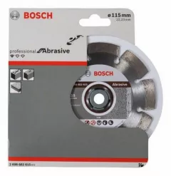 Bosch Disc diamantat pentru materiale abrazive, Professional for Abrasive, 115 mm