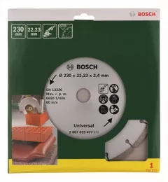 Bosch Disc diamantat pentru materiale de constructii, Ø 230 mm