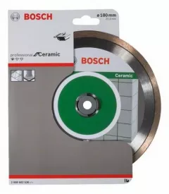 Bosch Disc diamantat pentru placi ceramice, Standard for Ceramics, 180 x 25.4 mm