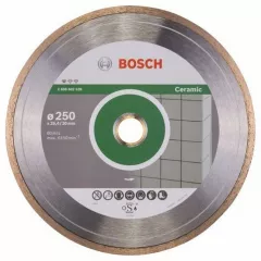 Bosch Disc diamantat pentru placi ceramice, Standard for Ceramics, 250 x 30/25.4 mm