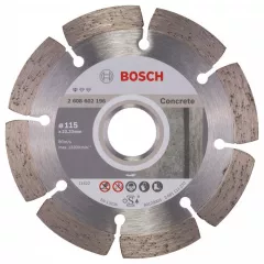 Bosch Disc diamantat pentru taiat beton, Standard for Concrete, 115 mm