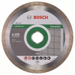 Bosch Disc diamantat pentru taiat placi ceramice, Standard for Ceramic, 150 mm