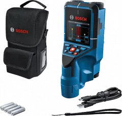 Bosch D-tect 200 C Detector digital pentru pereti, cu 4 x baterie, set de accesorii