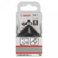 Bosch Freza de fatetat. cu doua taisuri -HM, L 15 mm