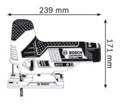 Bosch GST 12V-70 Ferastrau vertical cu acumulator, 12 V, fara ac.