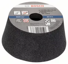 Bosch Oala de slefuit, conica - piatra / beton, diam. 90-110, R36