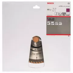 Bosch Panza de ferastrau circular Multi Material, 216 x 30 mm, 60 dinti
