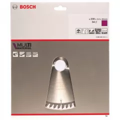 Bosch Panza de ferastrau circular Multi Material, 230 x 30 mm, 64 dinti