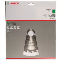 Bosch Panza de ferastrau circular Optiline Wood, 200 x 30 mm, 24 dinti