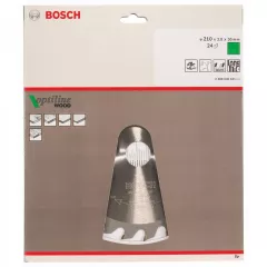 Bosch Panza de ferastrau circular Optiline Wood, 210 x 30 mm, 24 dinti