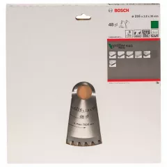 Bosch Panza de ferastrau circular Optiline Wood, 216 x 30 mm, 48 dinti