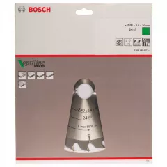 Bosch Panza de ferastrau circular Optiline Wood, 230 x 30 mm, 24 dinti