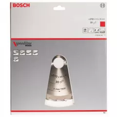 Bosch Panza de ferastrau circular Speedline Wood, 210 x 30 mm, 30 dinti