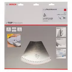 Bosch Panza de ferastrau circular Top Precision Best for Multi Material, 305 x 30 mm, 96 dinti