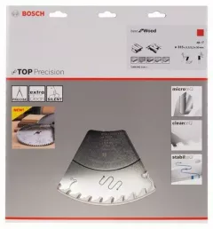 Bosch Panza de ferastrau circular Top Precision Best for Wood, 315 x 30 mm, 48 dinti