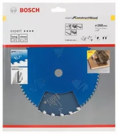 Bosch panza ferastrau circular expert for ConstructWood 160x20x2/1.3x24 T