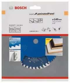 Bosch panza ferastrau circular Expert for LaminatedPanel 140x20x1.8/1.3x42 T