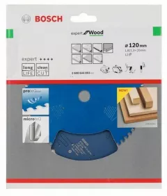 Bosch panza ferastrau circular expert for Wood 120x20x1.8/1.3x12 T