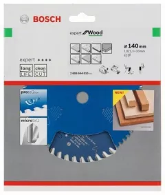 Bosch panza ferastrau circular expert for Wood 140x20x1.8/1.3x42 T