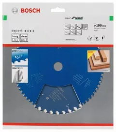 Bosch panza ferastrau circular expert for Wood 190x30x2.6/1.6x40 T