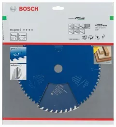 Bosch panza ferastrau circular expert for Wood 220x30x2.6/1.6x48 T