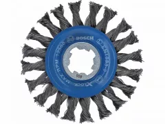 Bosch Perie disc (sarma impletita) Clean for Metal, prindere X-LOCK, 115 mm, 0.30 mm