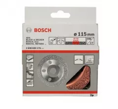 Bosch Piatra oala cu carburi metalice, 115 mm, mediu, plan