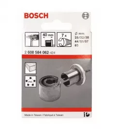 Bosch Set 7 carote, 25-63 mm