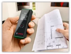 Bosch Zamo 3 Telemetru cu laser, versiunea set cu 3 adaptoare incluse