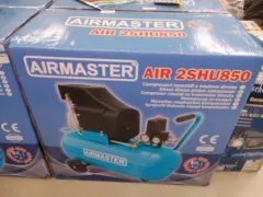 Compresor de aer, 24 L, Airmaster AIR2SHU824_KIT_AIR3, cu piston, 230 V, 206 l/min, 8 bar, + Kit 3 accesorii