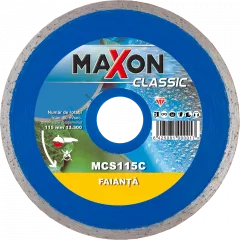 Diatech Disc diamantat pentru faianță MAXON CONTINUU CLASSIC, 115x22,2x5
mm