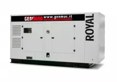 GENMAC Royal G170ISA Generator de curent insonorizat stationar, Seria Industrial, 187 KVA