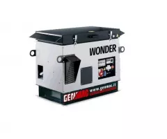 GENMAC Wonder 12100KE Generator de curent insonorizat stationar, Seria Worx, 12  KVA