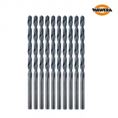 Hawera Set 10 burghie pentru metal HSS, 4.5 X 82 mm
