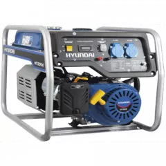 HHY 3000 FK Generator de curent Hyundai monofazat cu motor in 4 timpi,AVR, putere maxima 2,8 kVA, benzina ,pornire la sfoara