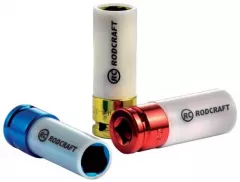 RODCRAFT RS413WP Set de 3 chei tubulare de impact lungi, 1/2"
