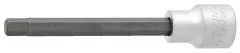 UNIOR 236/2HXL Capat cheie tubulara cu profil hexagonal exterior lung 3/8", dimensiune 4 mm