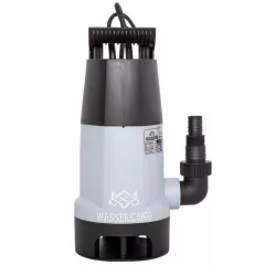 Wasserkonig SPMD5133 Pompa submersibila din plastic, ape murdare, particule max. 30 mm, putere 400 W, debit 8000 l/h, inaltime refulare 5 m, flotor electromecanic