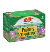  Ceai de Pufuliță cu Flori Mici, U89, 20 plicuri, Fares