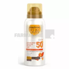 Gerovital Sun Lotiune Spray protectie solara copii SPF50 100 ml