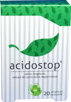 Acidostop, 20 cpr.masticabile, Laropharm