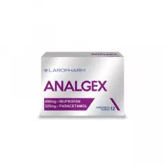 Analgex 400 mg/325 mg, 12 comprimate filmate, Laropharm