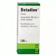 Betadine soluție, 120 ml, Egis Pharmaceutical