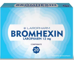 Bromhexin, 12 mg, 20 comprimate, Laropharm 