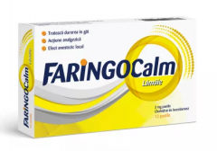 Faringocalm lamaie, 3 mg, 12 pastile, Terapia 