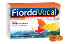 Fiorda Vocal cu aroma de portocale, 30 comprimate, Plant Extrakt 