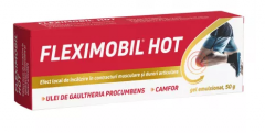 Fleximobil Hot gel emulsionat, 50 g, Fiterman Pharma 